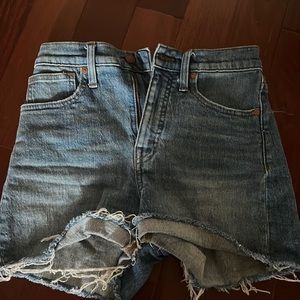 Madewell High Rise Shorts